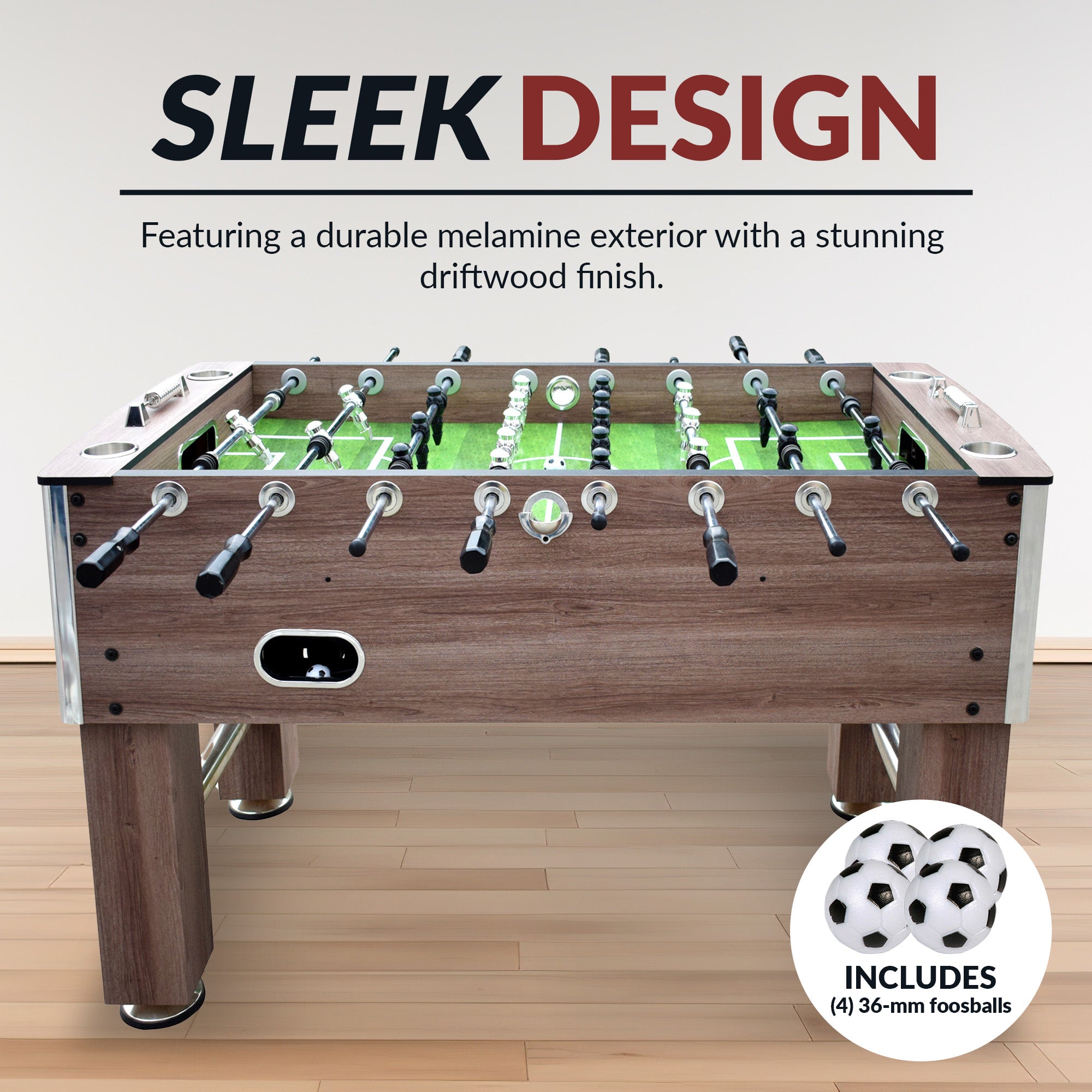 Driftwood 56" Foosball Table