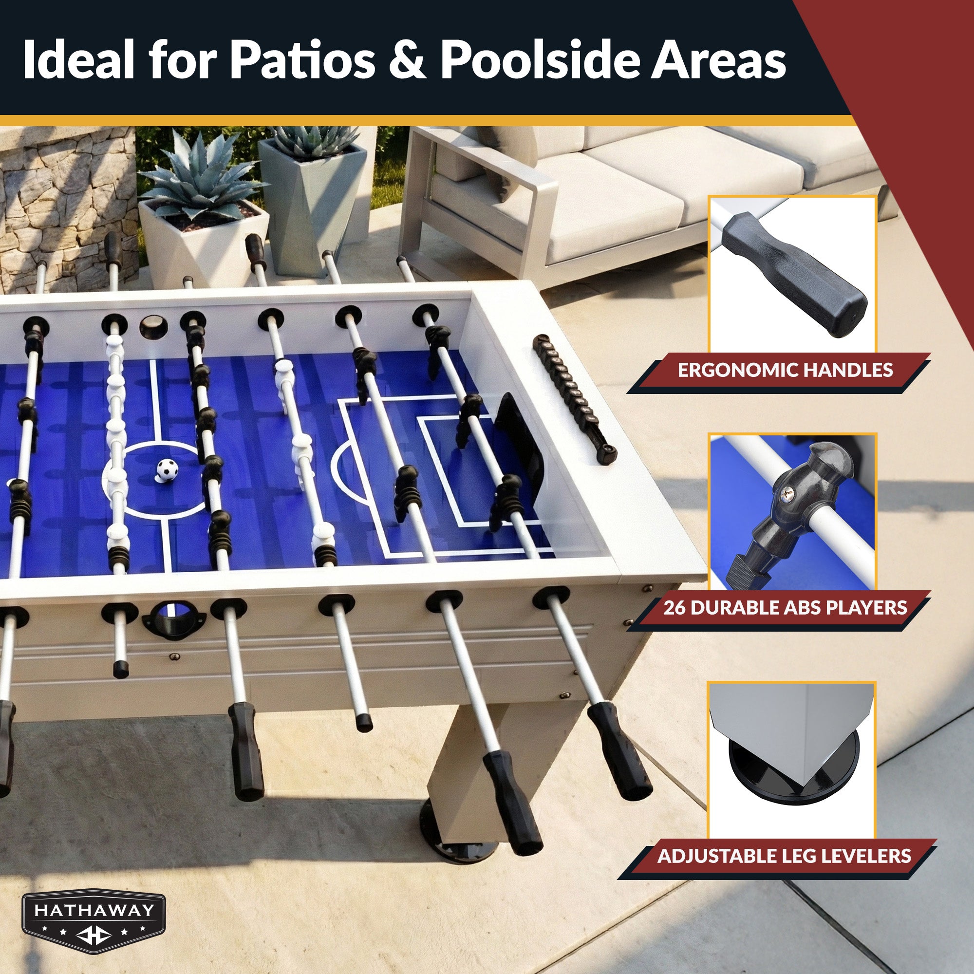 Highlander 55” Outdoor Foosball Table