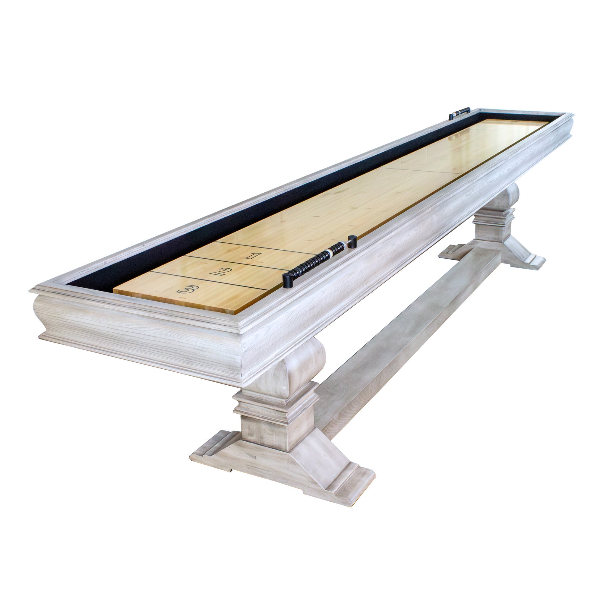 Montecito 12 ft Shuffleboard Table – Driftwood Finish
