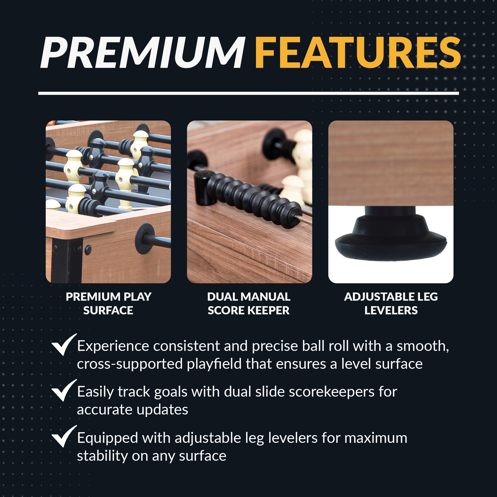 Daulton 55-in Foosball Table
