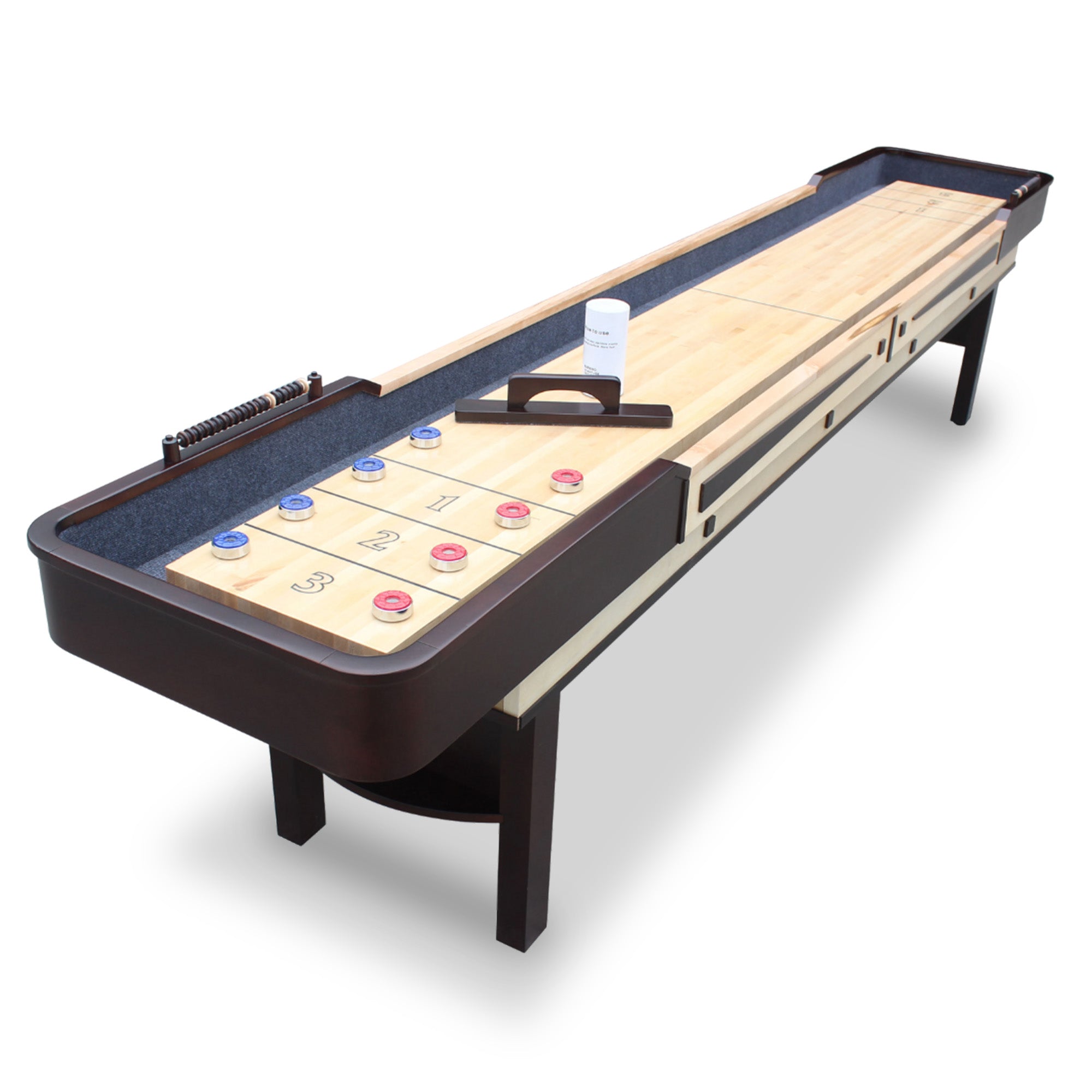 Merlot 9 ft Shuffleboard Table – Espresso Finish