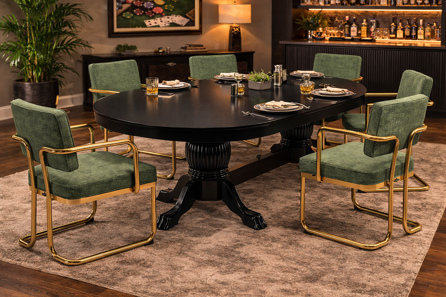 BBO Elite Alpha LED Poker Table