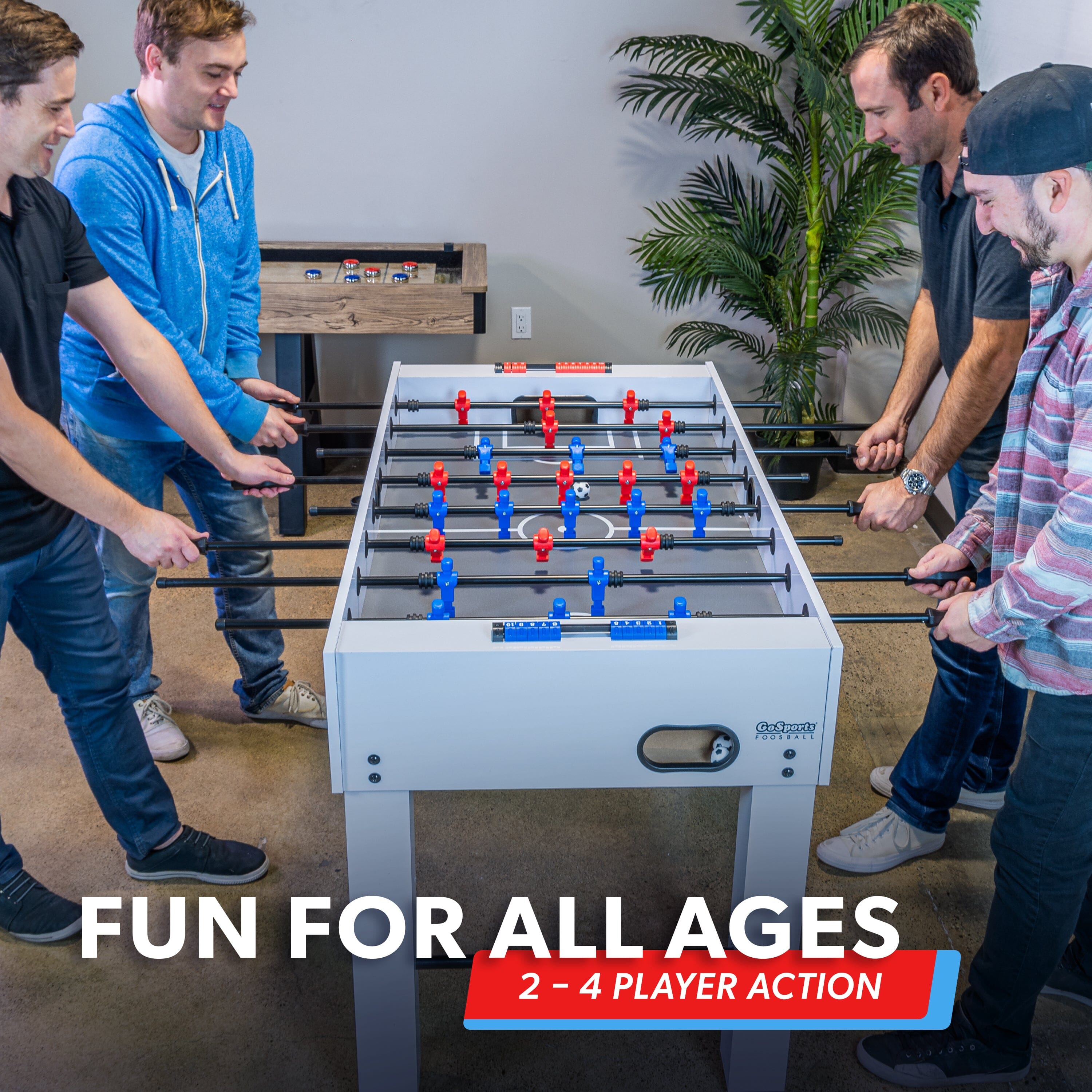 GoSports 54 Inch Full Size Foosball Table - Professional-Grade Game Table for Home