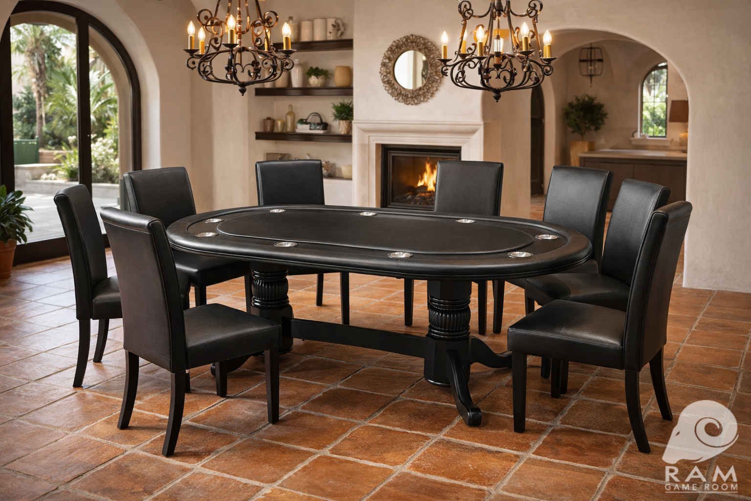 RAM Game Room 84" Texas Hold'em Poker Table