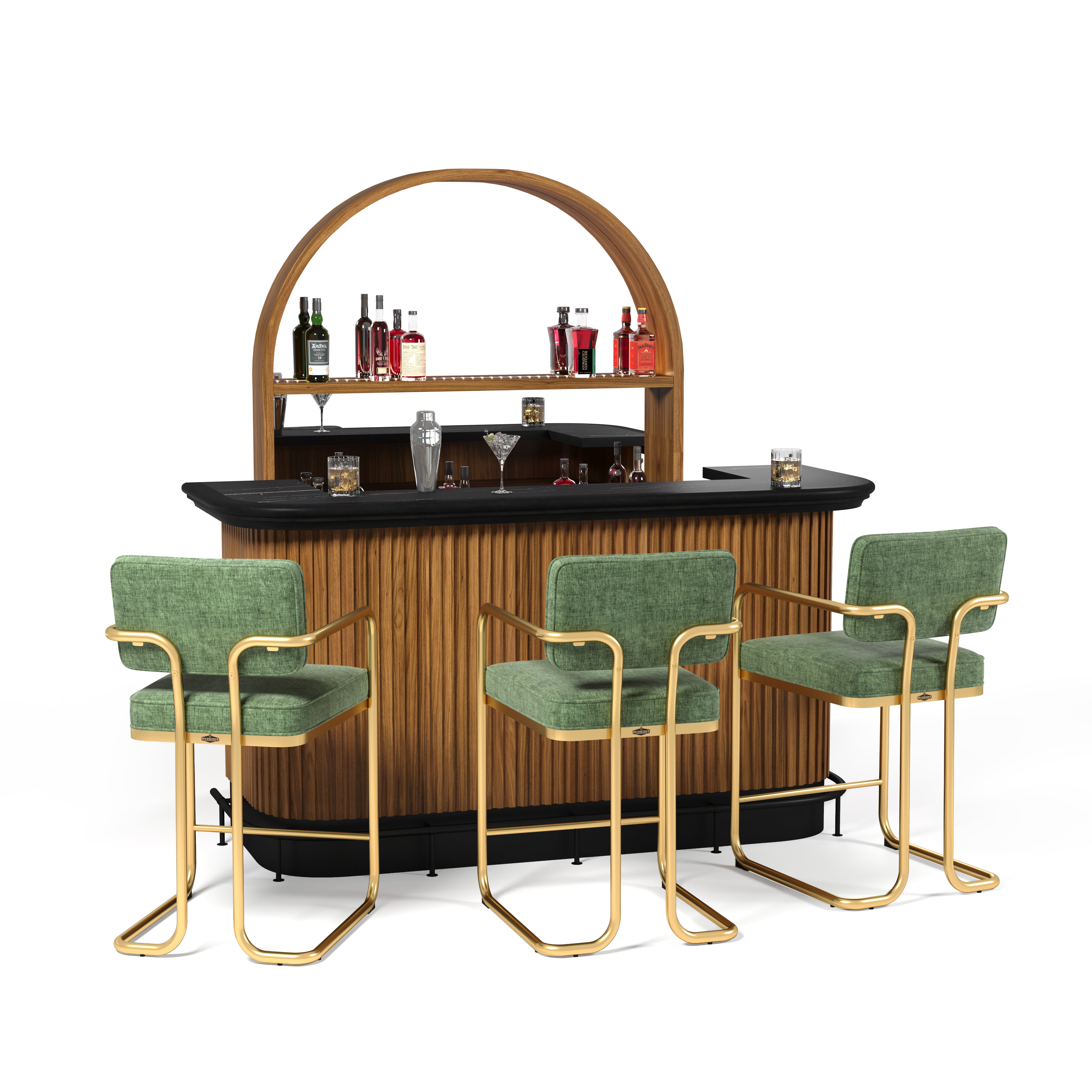 Prohibition Series 84" Cocktail Bar
