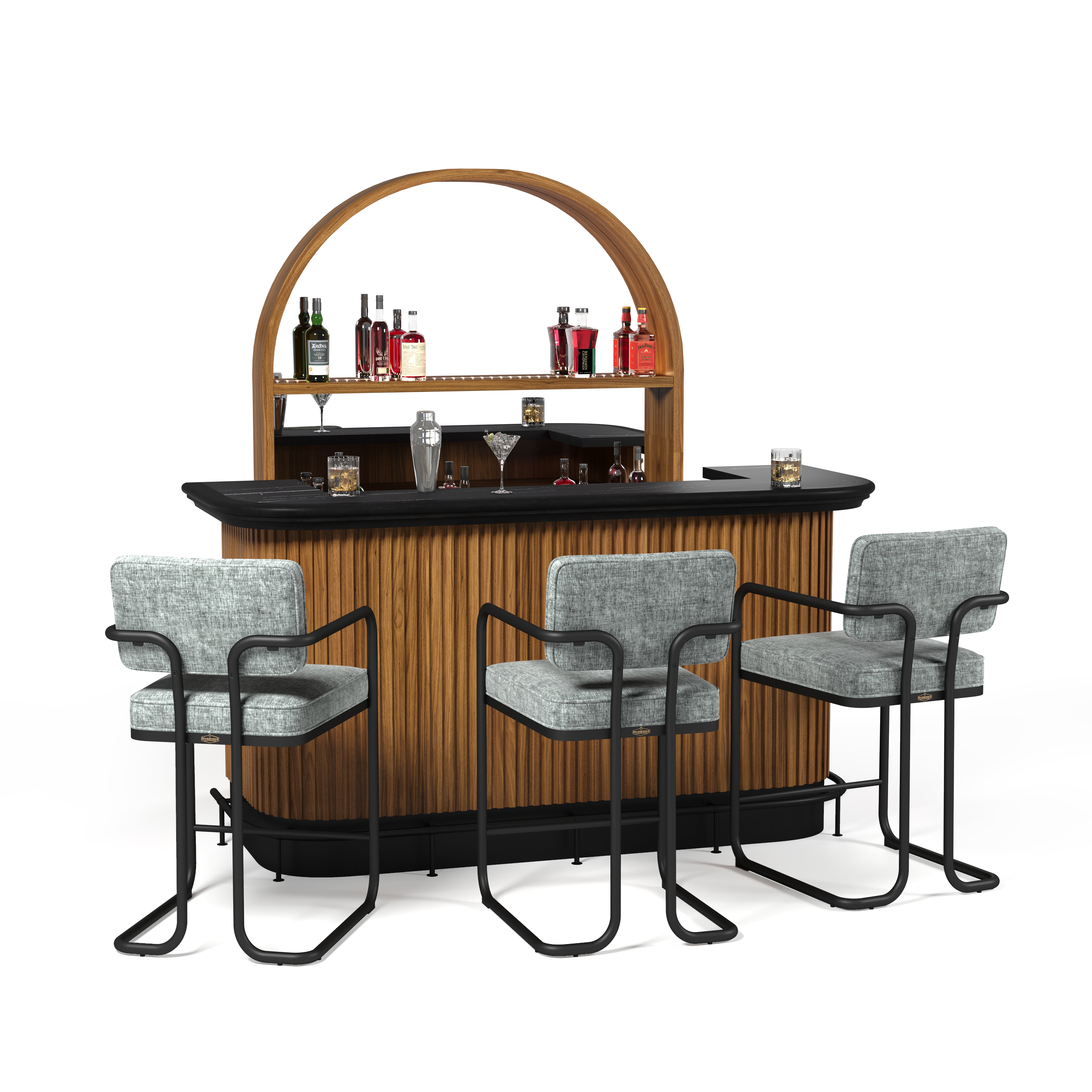 Prohibition Series 84" Cocktail Bar