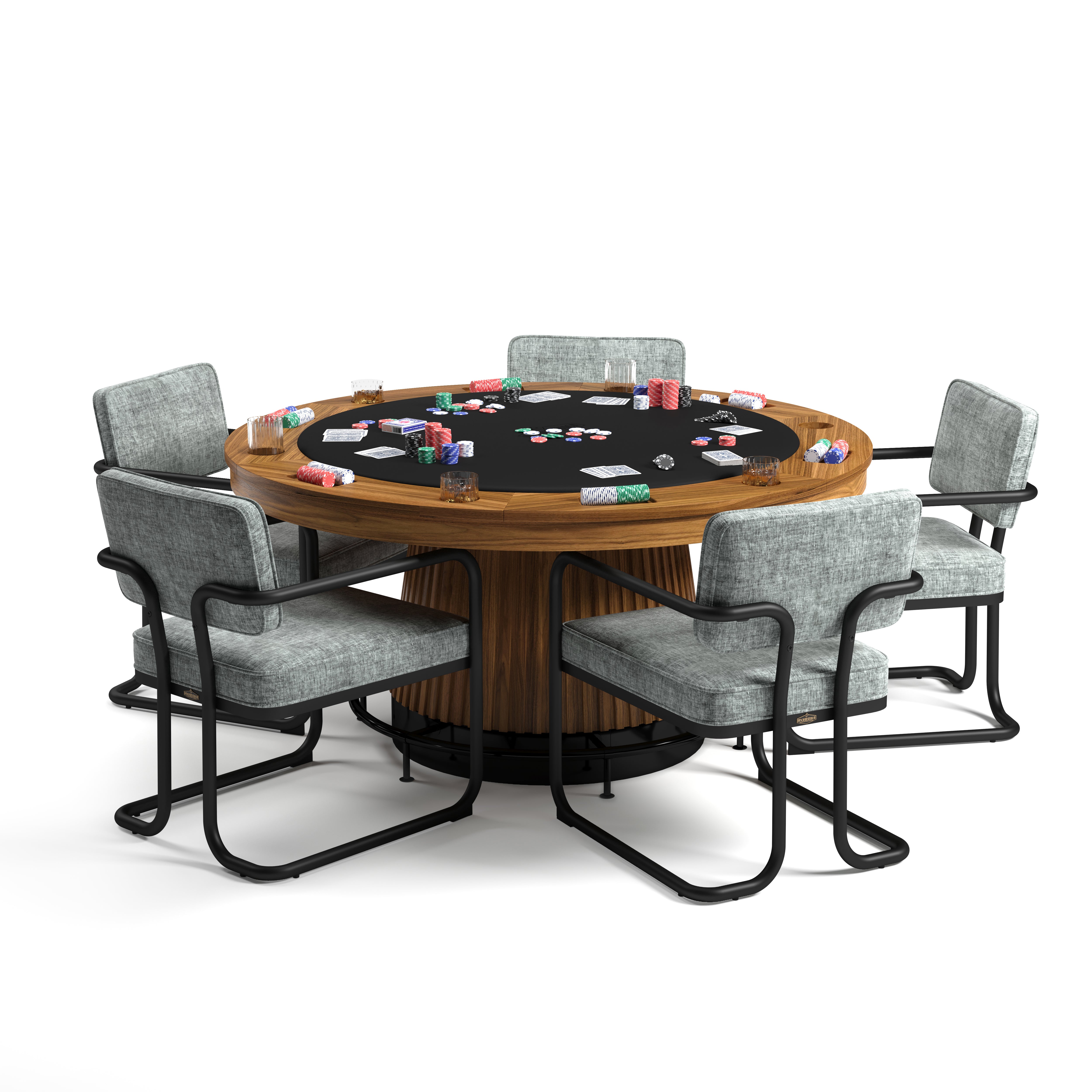 Prohibition Poker Table/ Dining Chair