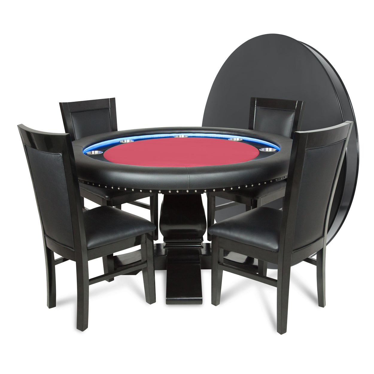 BBO Ginza LED Round Poker Table