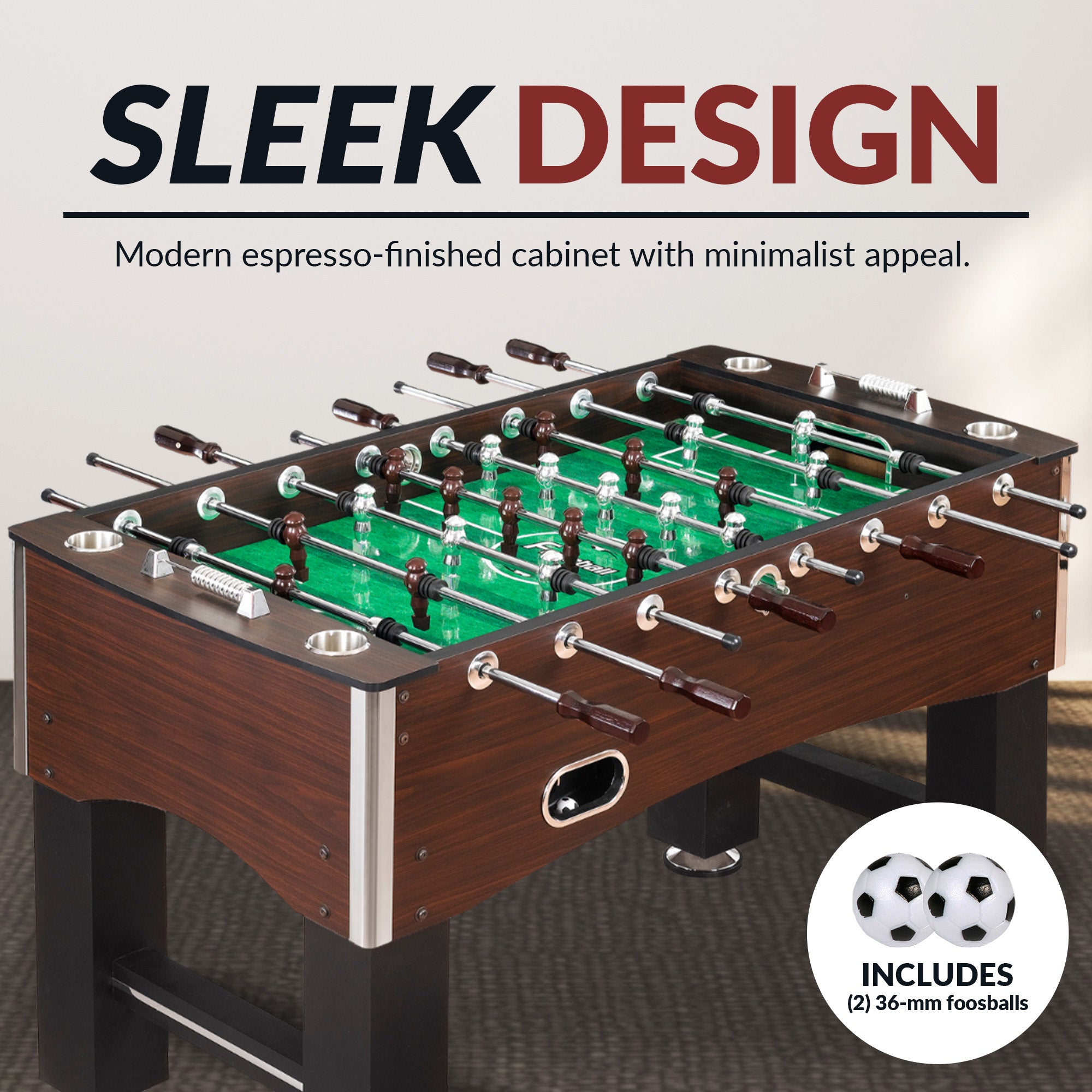 Primo 56" Foosball Table – Furniture Style Game Room Table