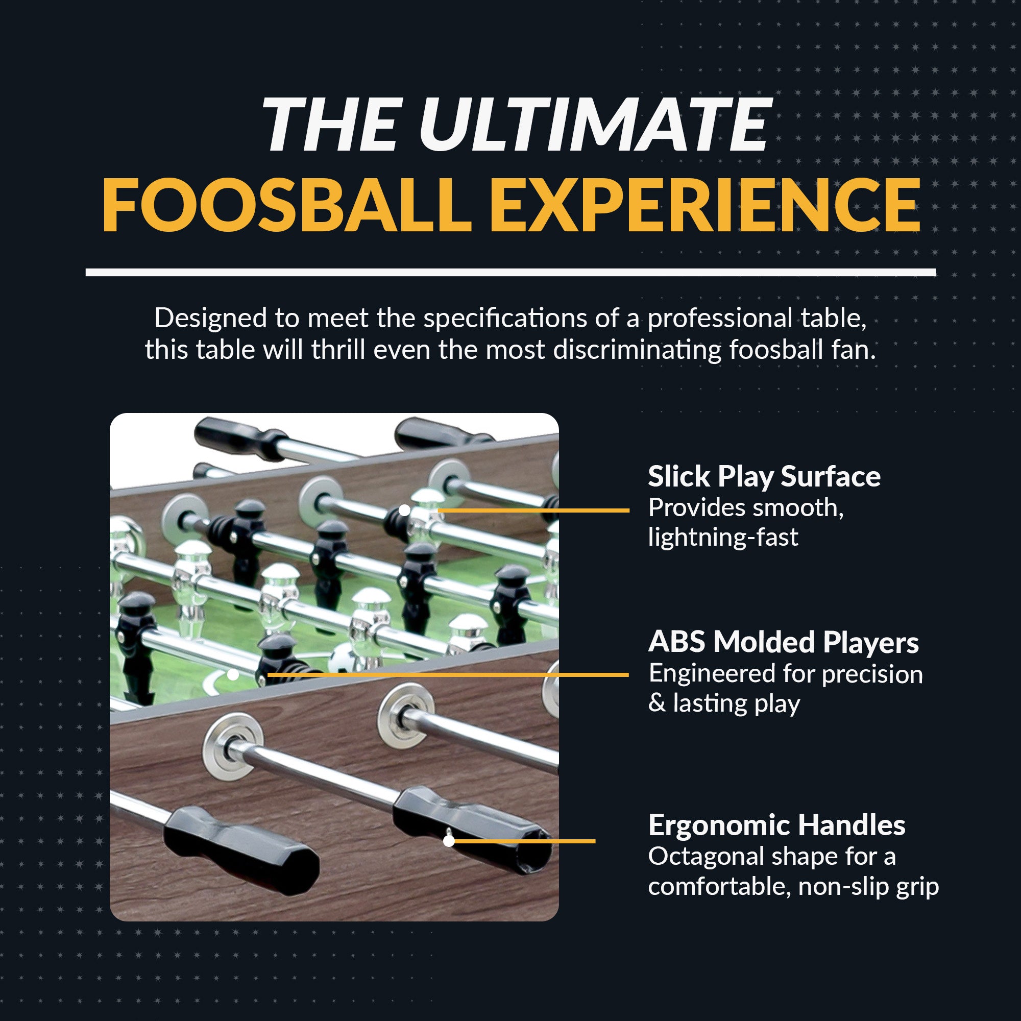 Driftwood 56" Foosball Table