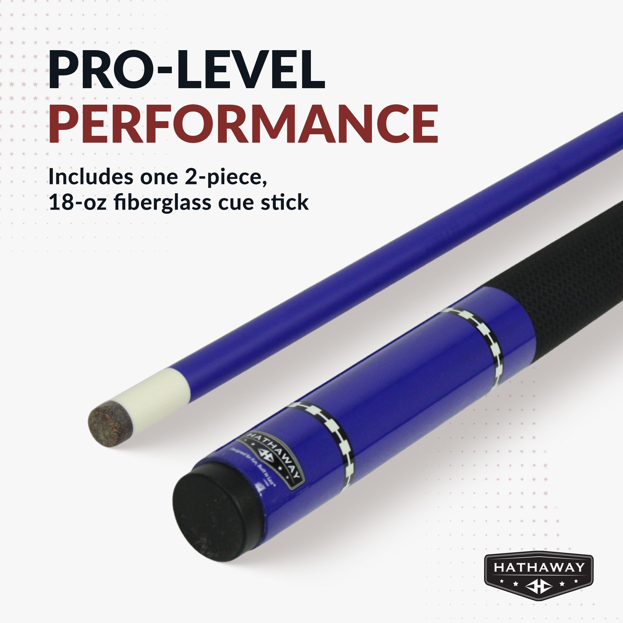 Conquest 58-in Cue Stick - Fiberglass