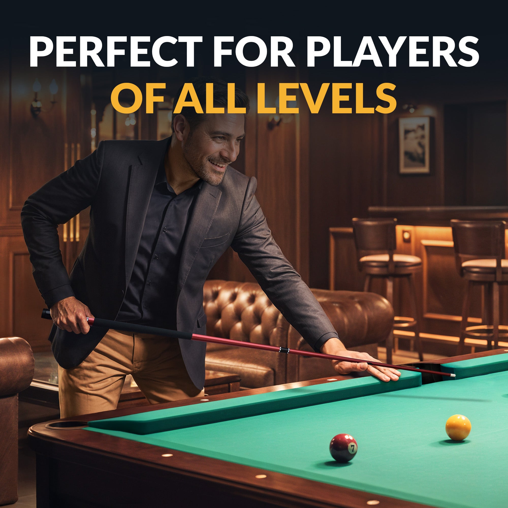 Conquest 58-in Cue Stick - Fiberglass