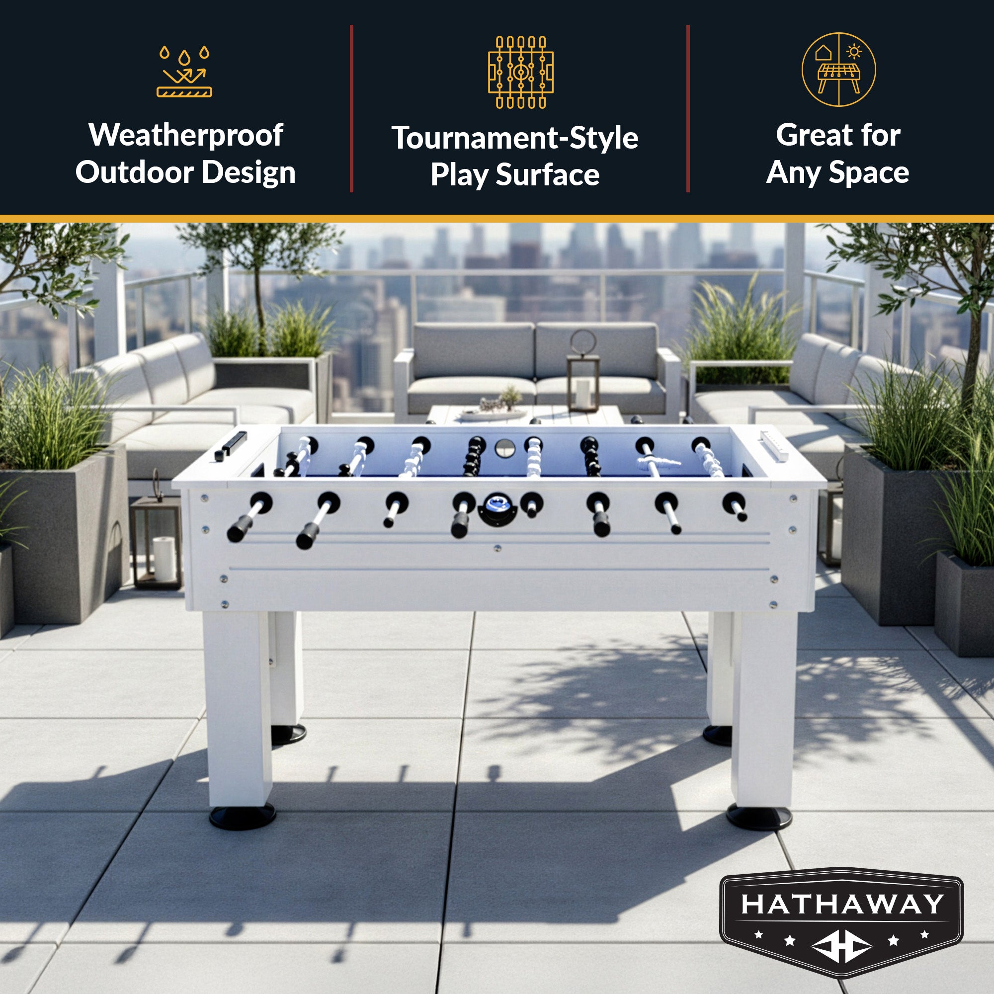 Highlander 55” Outdoor Foosball Table