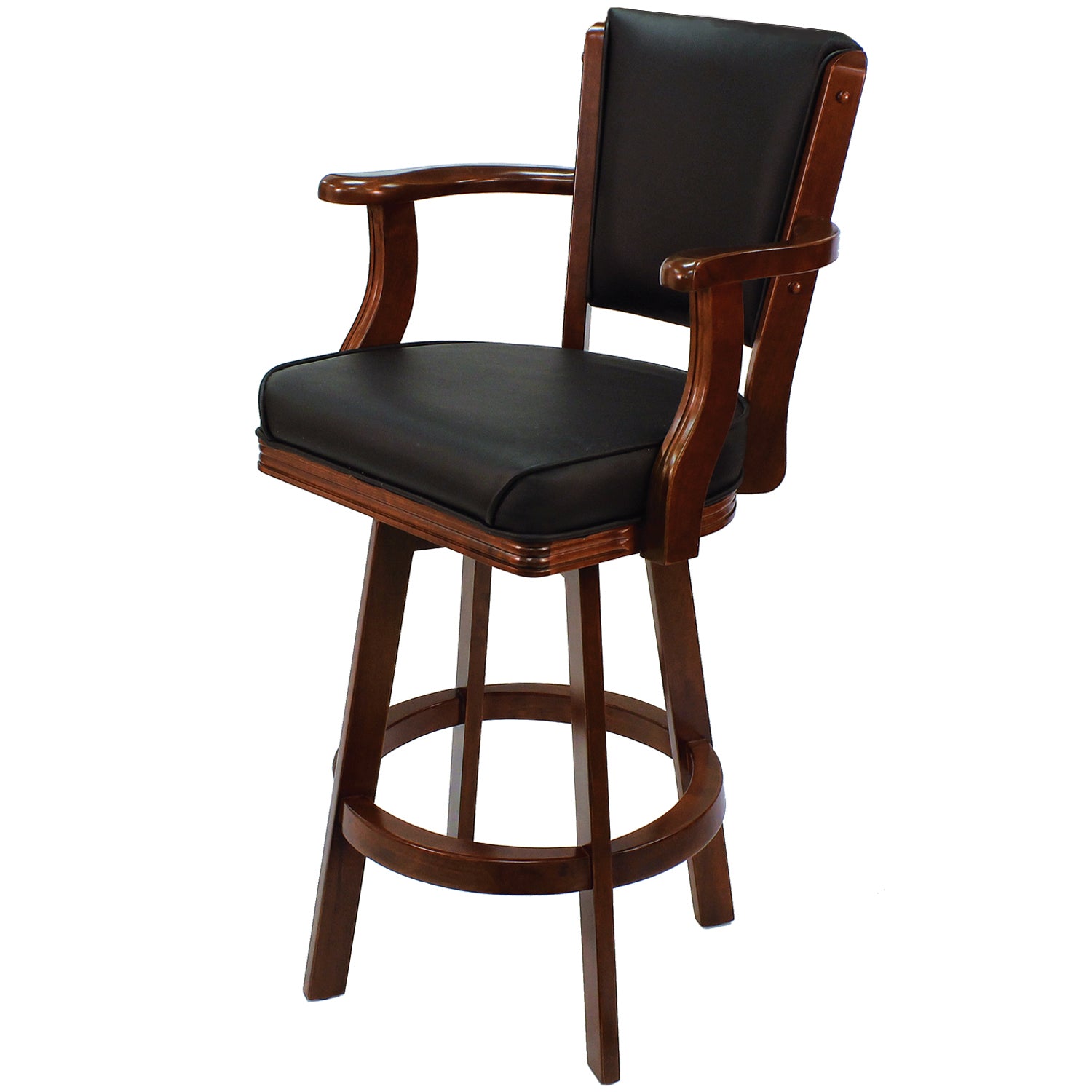 Backed Bar Stool with Arms