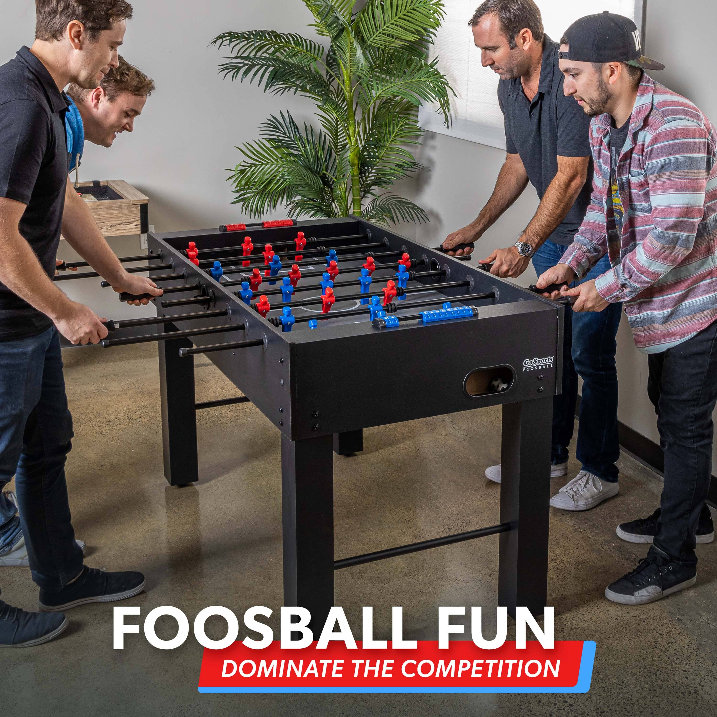 GoSports 54 Inch Full Size Foosball Table - Professional-Grade Game Table for Home